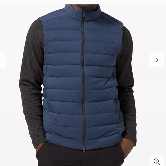 lululemon athletica Other - SOLD! Sold NWT LULULEMON Navigation Down Puffer Vest BLUE  M SOLD OUT COLOR